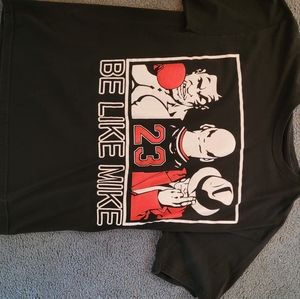 Black "be like mike" shirt